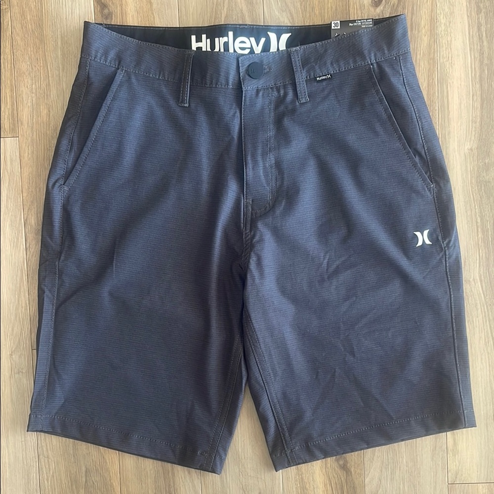 Hurley Men's Dark Gray Hybrid Shorts